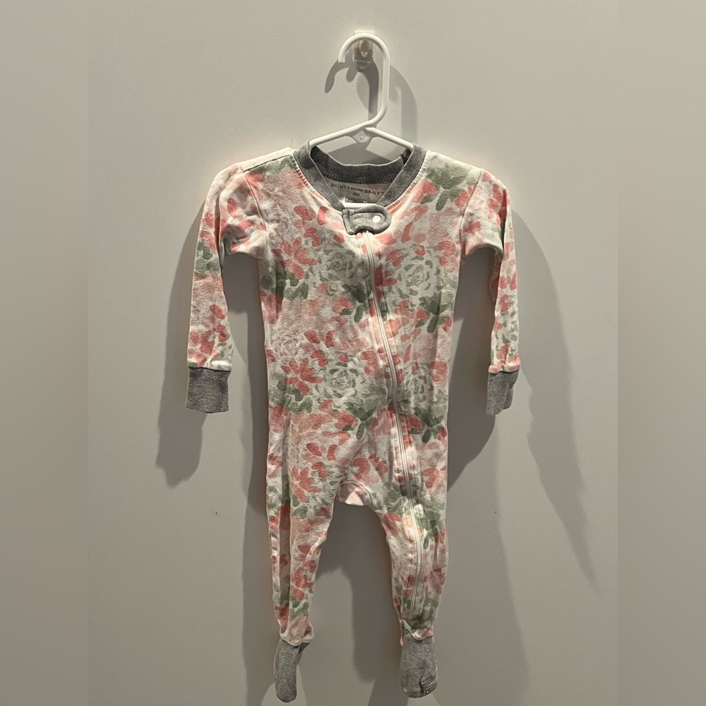 Burt’s Bees Baby Floral Footed Pajama